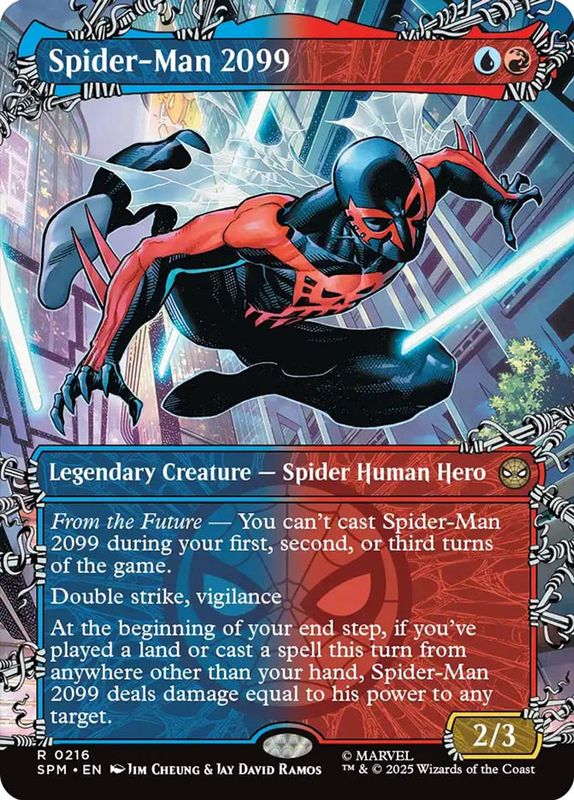 Spider-Man 2099 (#216) (Borderless) (Foil)