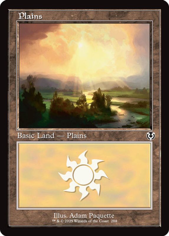 Plains (#288) (Retro Frame) (Foil)