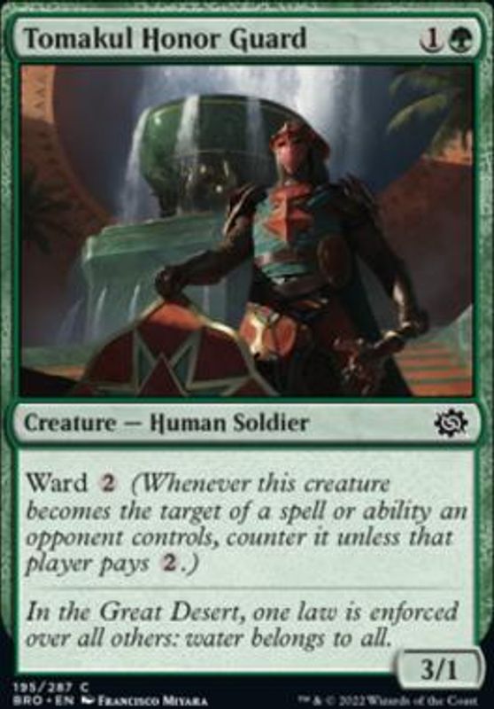 Tomakul Honor Guard (foil)