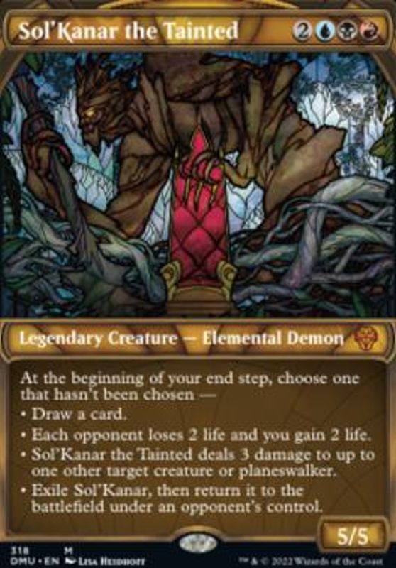 Sol'Kanar the Tainted (Showcase, foil)