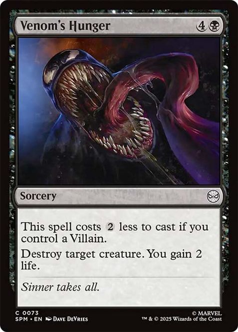 Hovedbilde Venom's Hunger