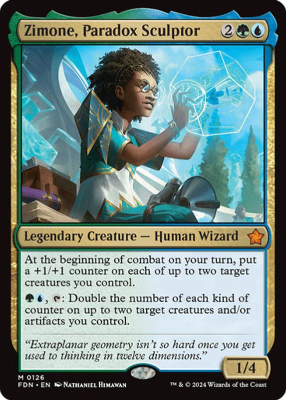 Zimone, Paradox Sculptor (Foil)