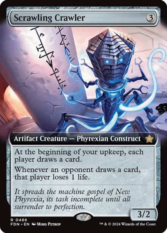Scrawling Crawler (Extended Art) (Foil)