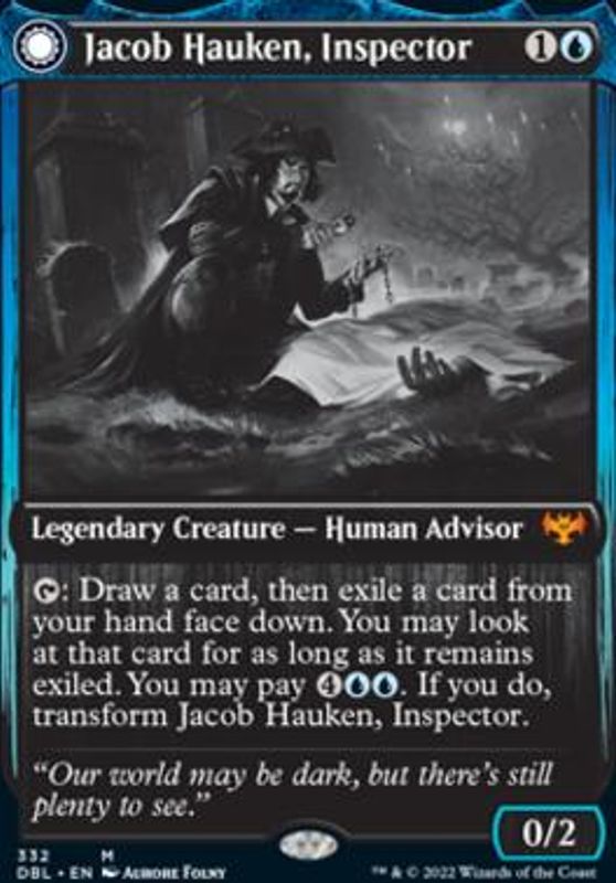 Jacob Hauken, Inspector