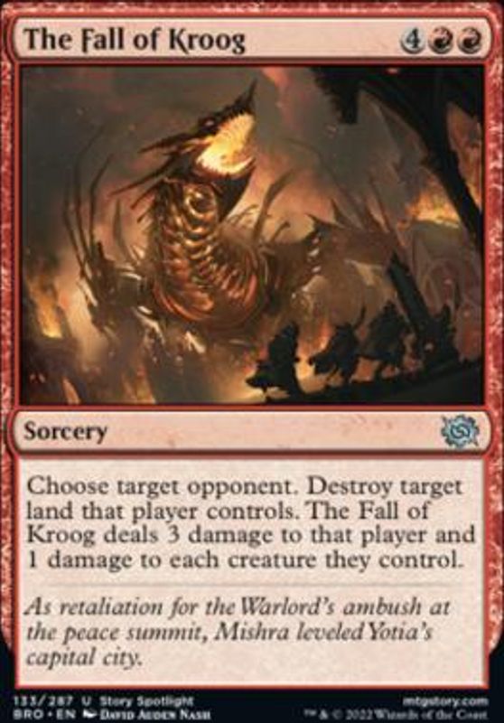 The Fall of Kroog (foil)