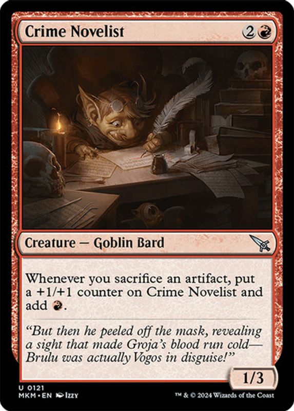 Crime Novelist (Foil)