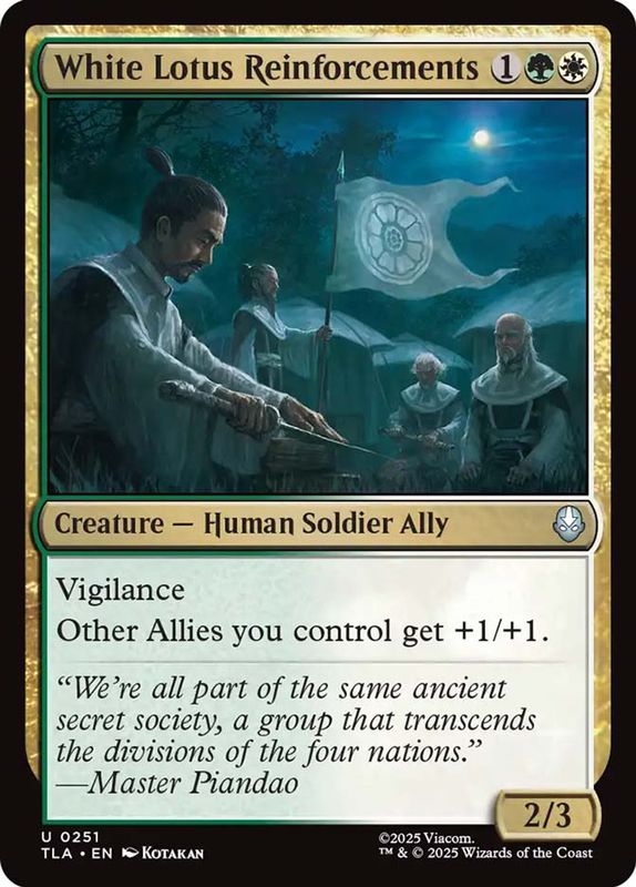 White Lotus Reinforcements (Foil)