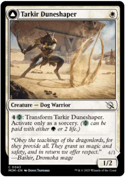 Hovedbilde Tarkir Duneshaper (foil)