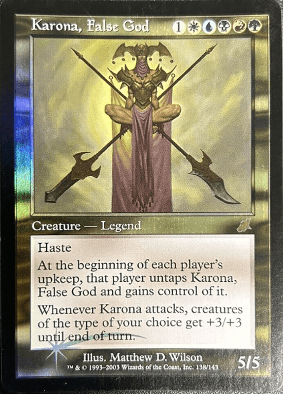 Karona, False God (foil)