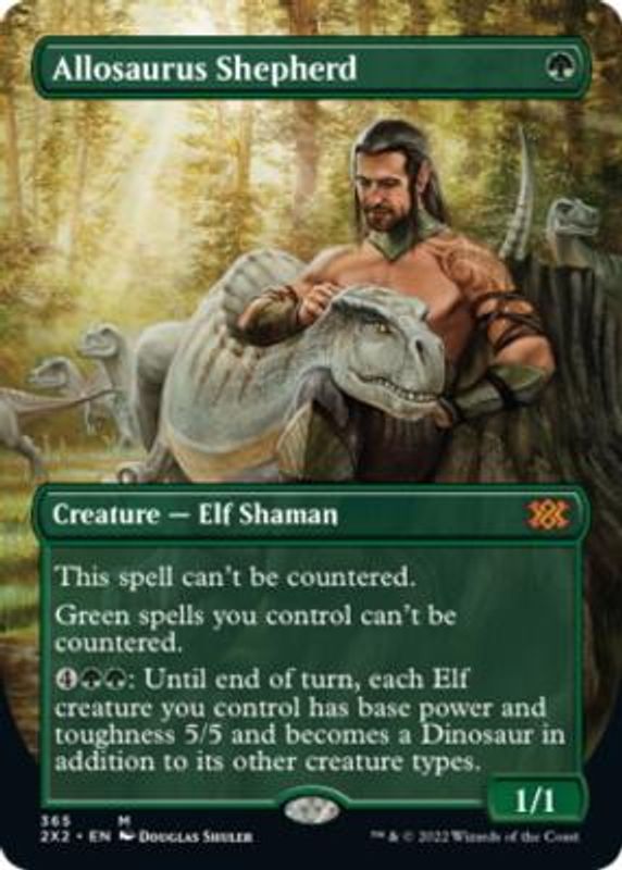 Allosaurus Shepherd (Borderless) (foil)