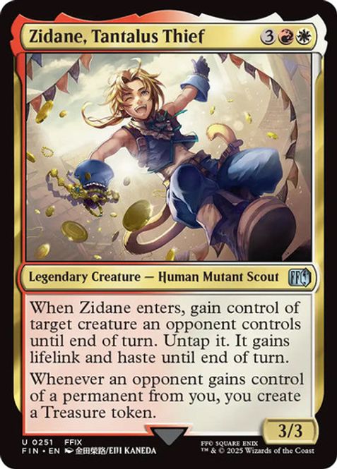 Hovedbilde Zidane, Tantalus Thief
