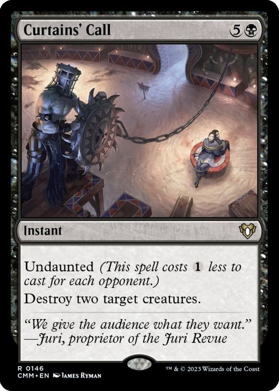 Curtains' Call (foil)