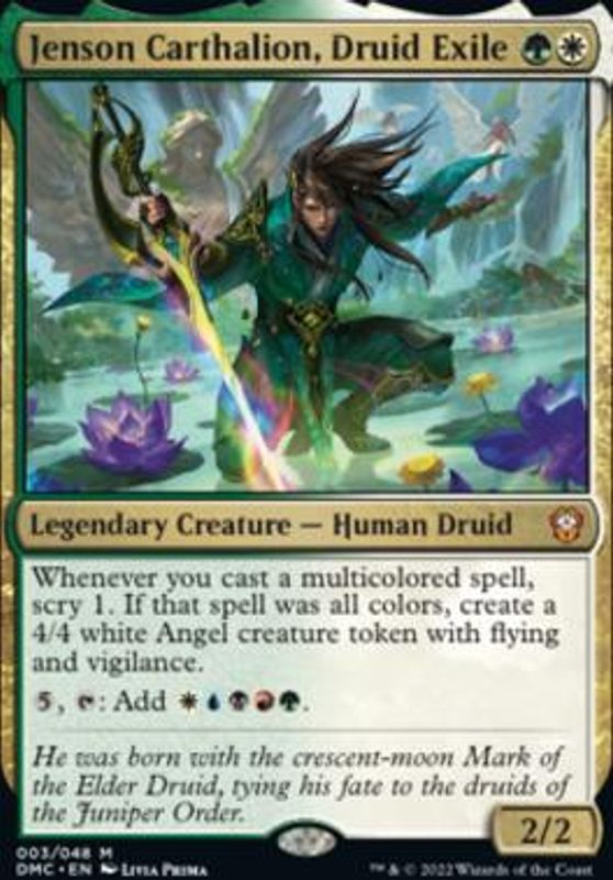 Jenson Carthalion, Druid Exile