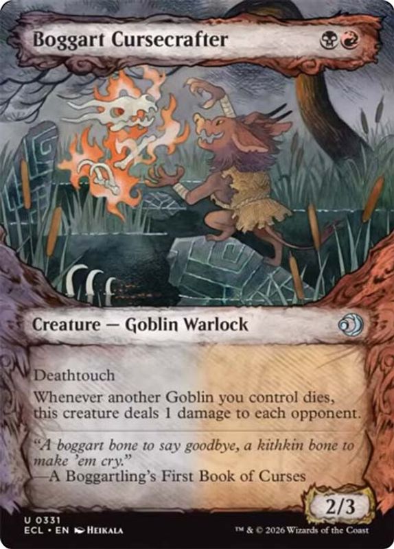 Boggart Cursecrafter (showcase) (Foil)