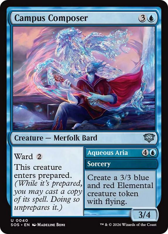 Campus Composer // Aqueous Aria (Foil)