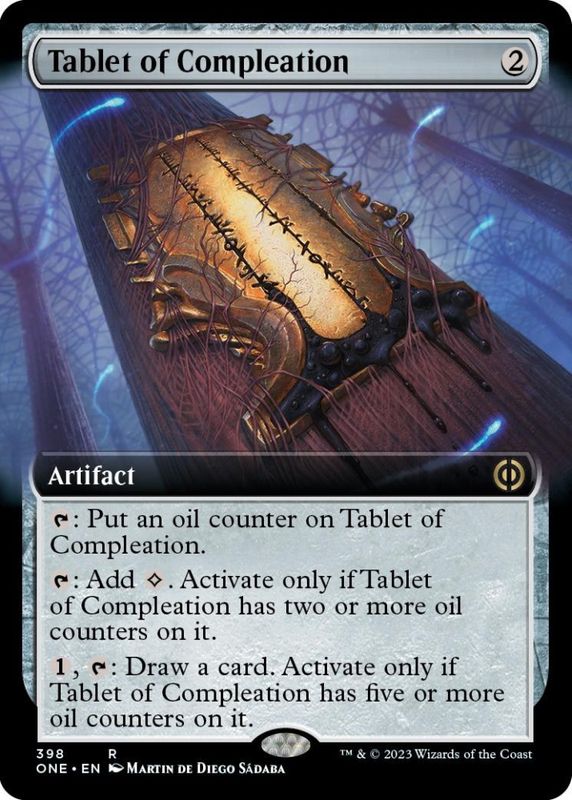 Tablet of Compleation (Extended Art) (foil)