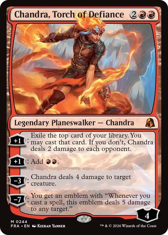 Chandra, Torch of Defiance (foil)
