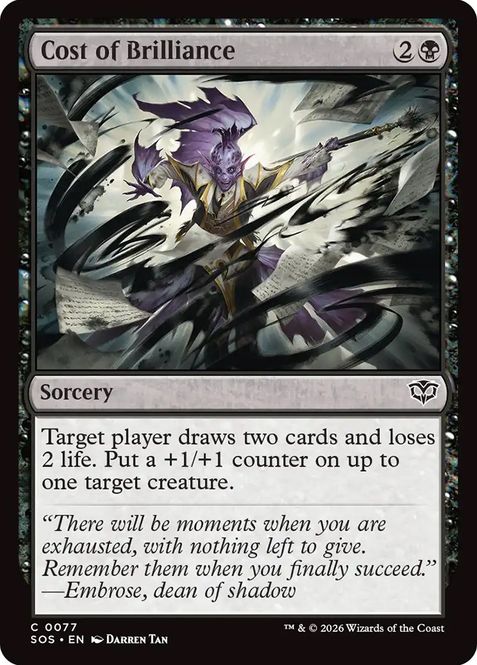 Hovedbilde Cost of Brilliance (Foil)