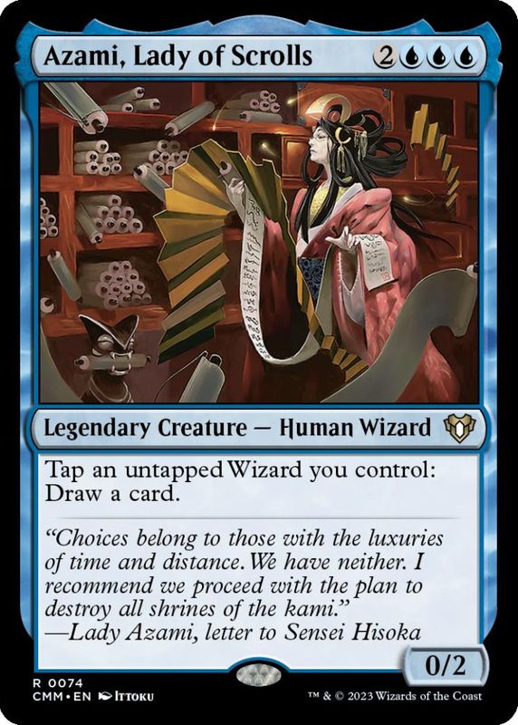 Azami, Lady of Scrolls (foil)
