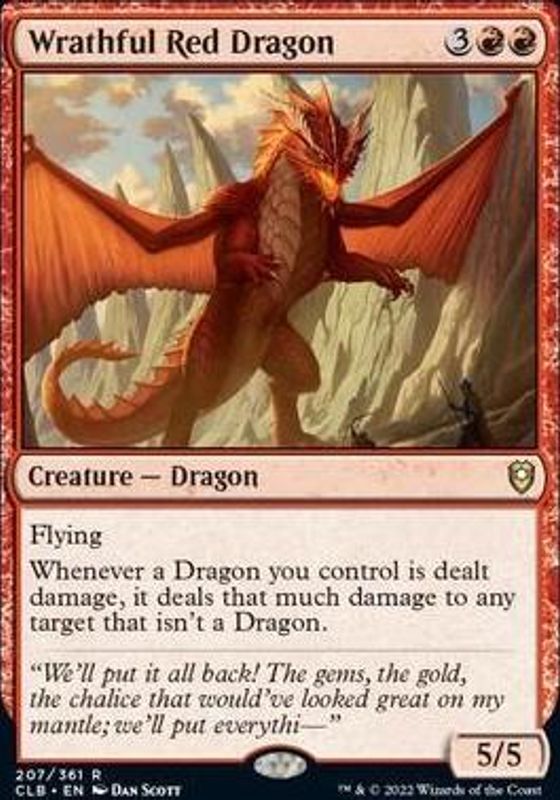 Wrathful Red Dragon
