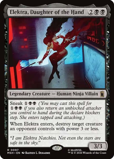 Hovedbilde Elektra, Daughter of the Hand