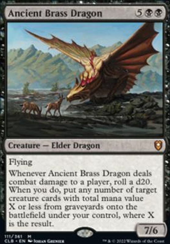 Ancient Brass Dragon (foil)