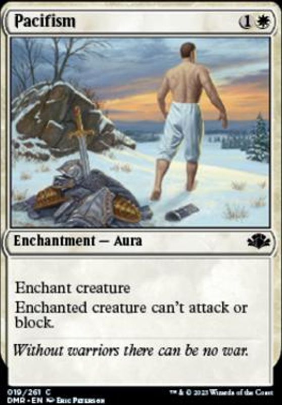 Pacifism (foil)