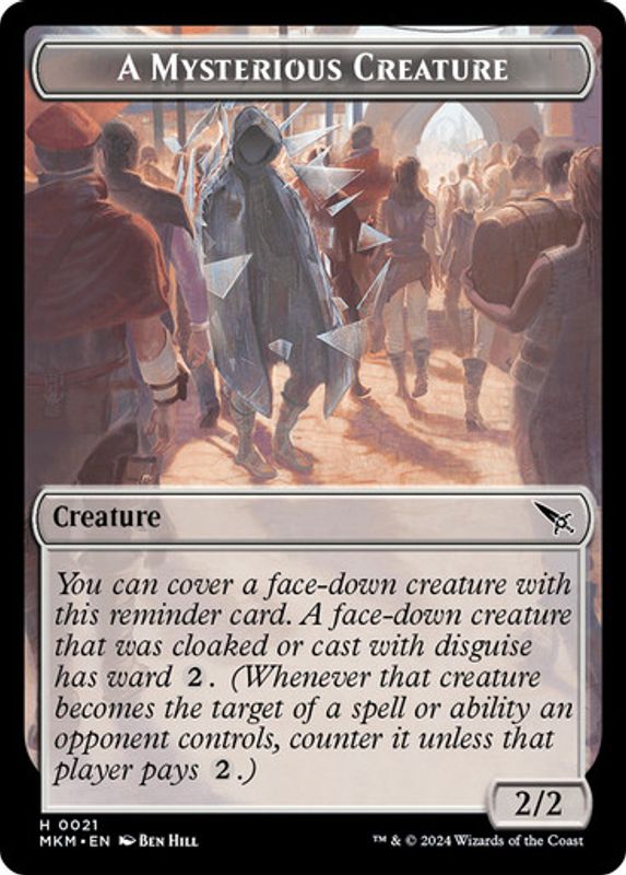 A Mysterious Creature Token