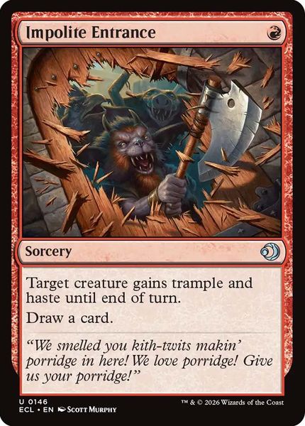 Hovedbilde Impolite Entrance (Foil)