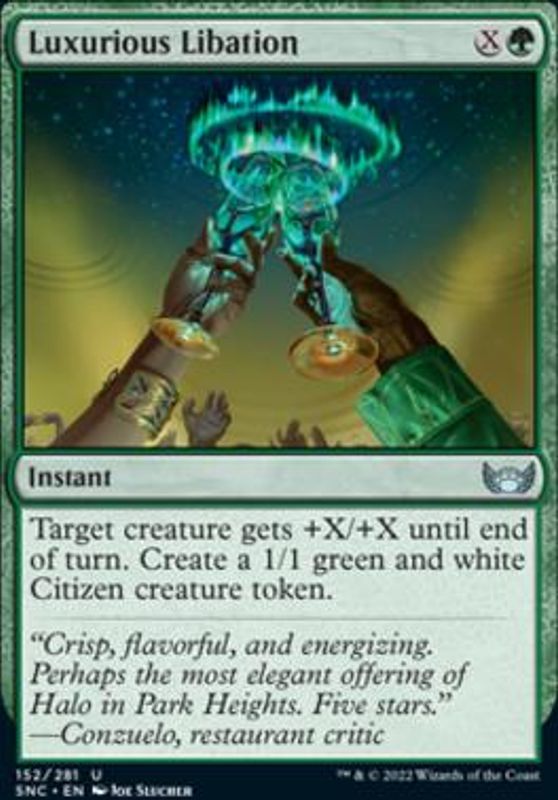 Luxurious Libation (foil)