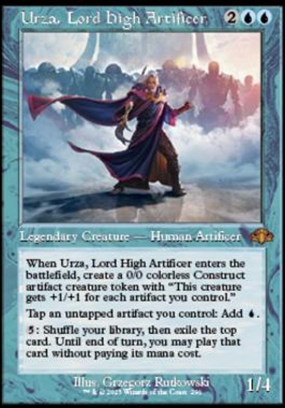 Urza, Lord High Artificer (Retro Frame)
