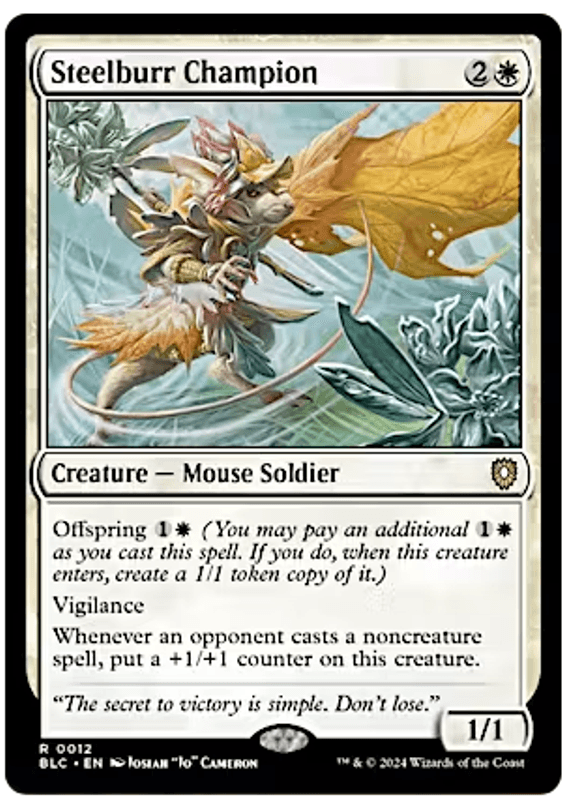 Steelburr Champion
