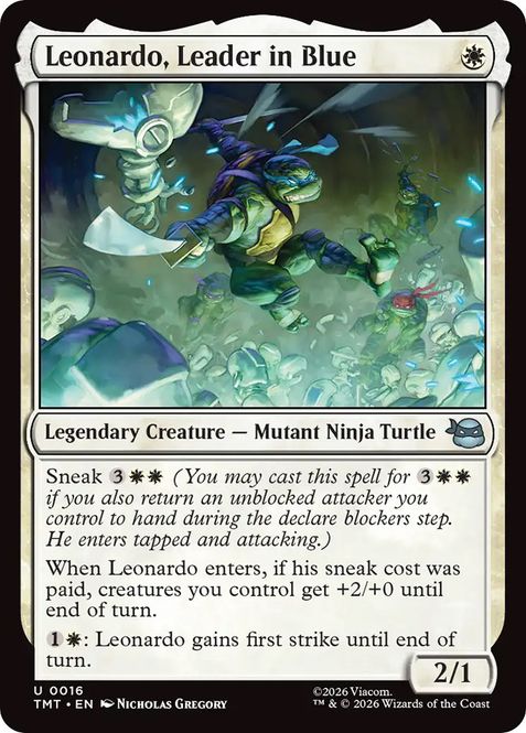 Hovedbilde Leonardo, Leader in Blue
