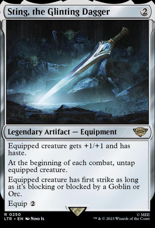 Sting, the Glinting Dagger (foil)