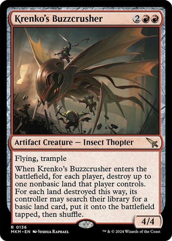 Krenko's Buzzcrusher (Foil)