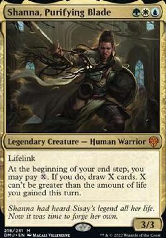 Shanna, Purifying Blade (foil)
