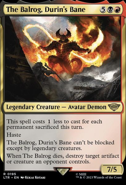 Hovedbilde The Balrog, Durin's Bane