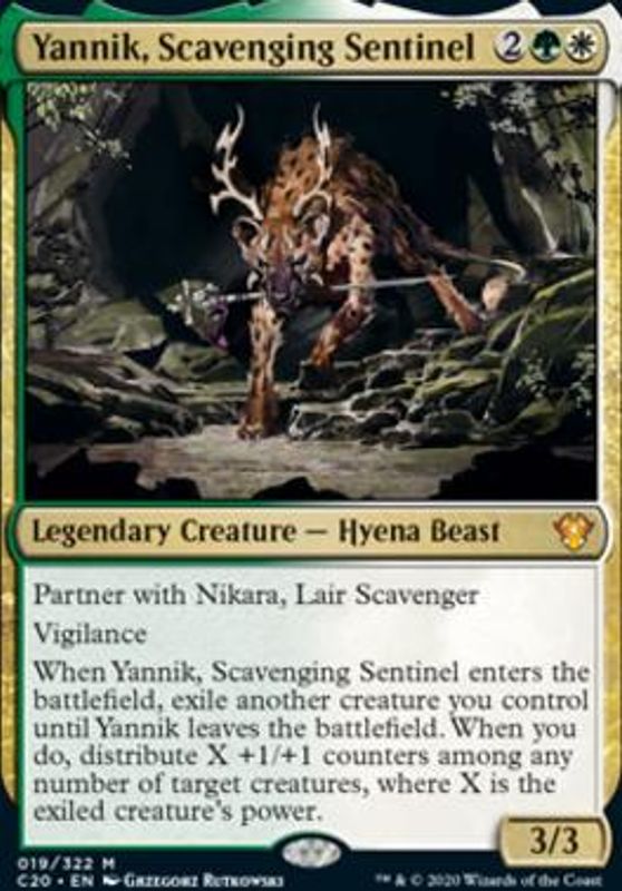 Yannik, Scavenging Sentinel (foil)