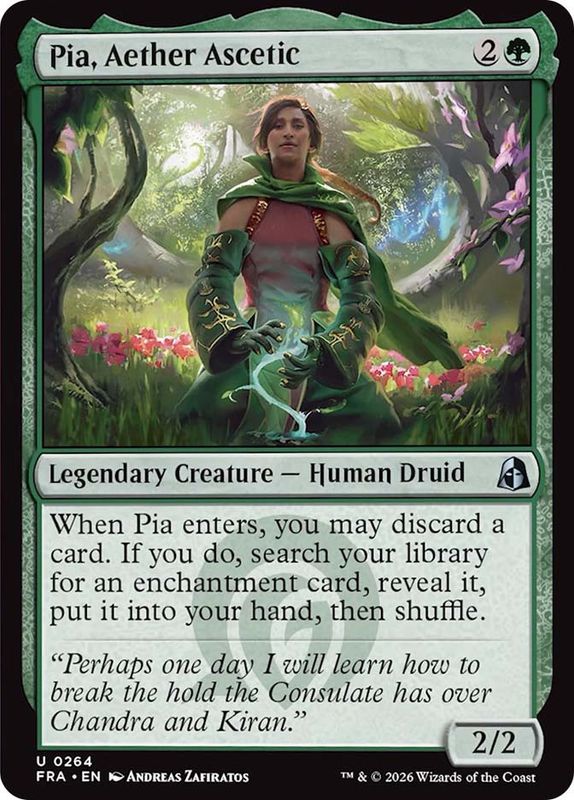Pia, Aether Ascetic (foil)