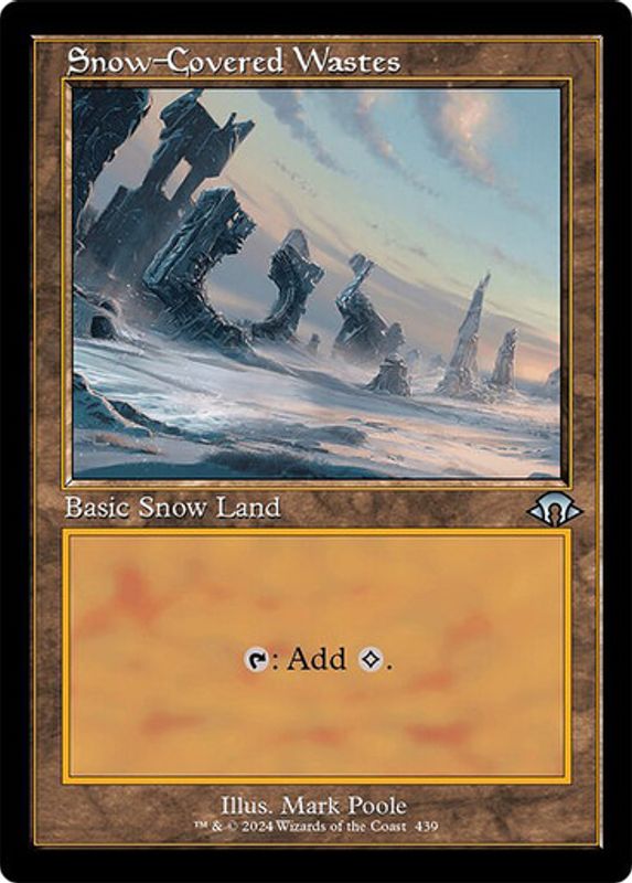 Snow-Covered Wastes (Retro Frame) (Foil)