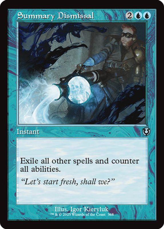 Summary Dismissal (Retro Frame) (Foil)