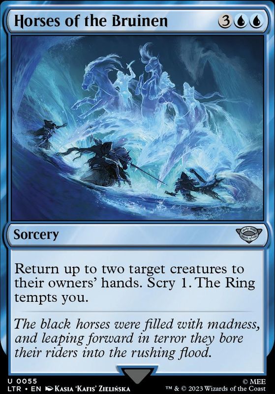 Horses of the Bruinen (foil)