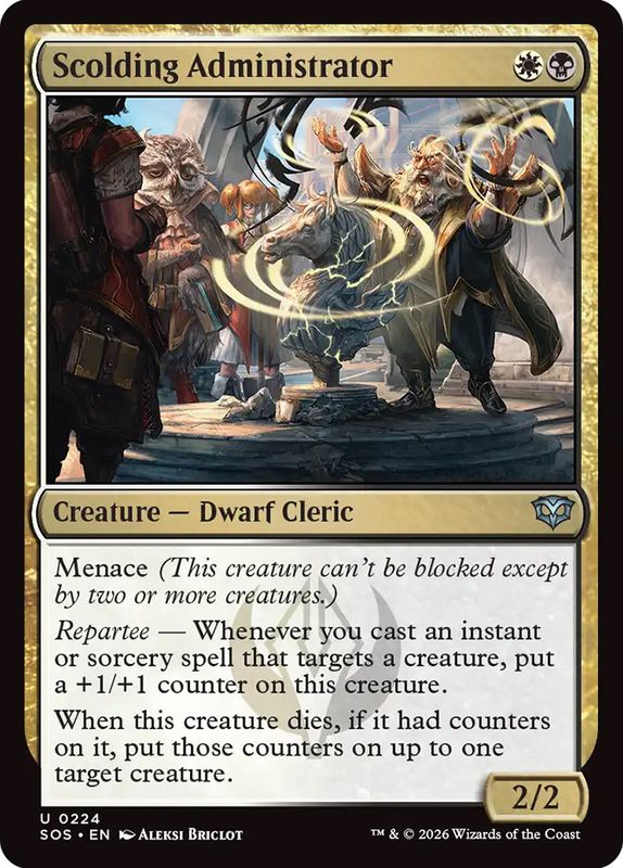 Scolding Administrator (Foil)