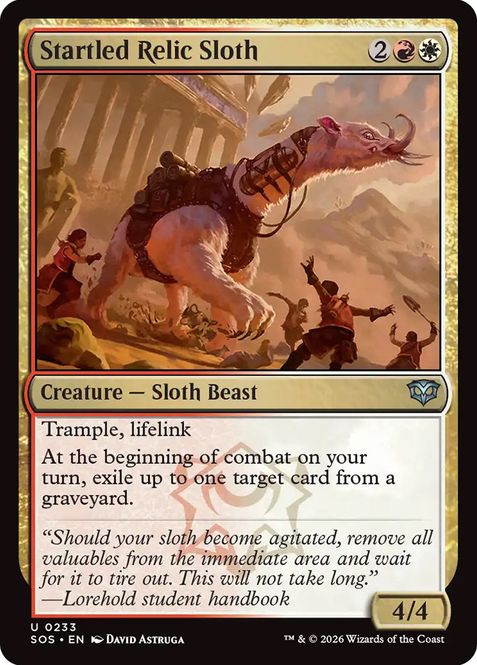 Hovedbilde Startled Relic Sloth (Foil)