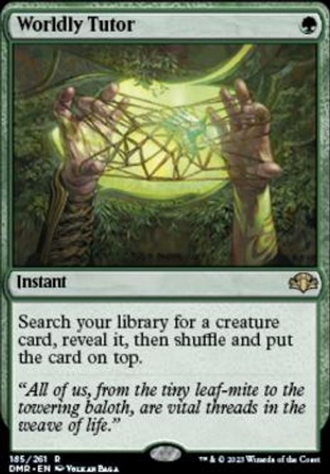 Hovedbilde Worldly Tutor (foil)
