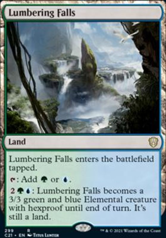Lumbering Falls