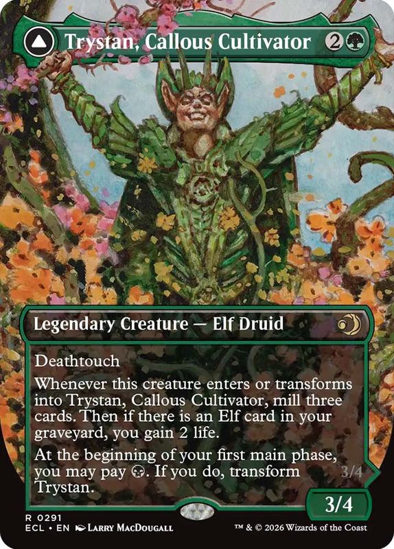 Trystan, Callous Cultivator (borderless) (Foil)