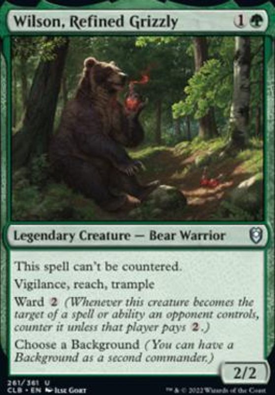 Wilson, Refined Grizzly