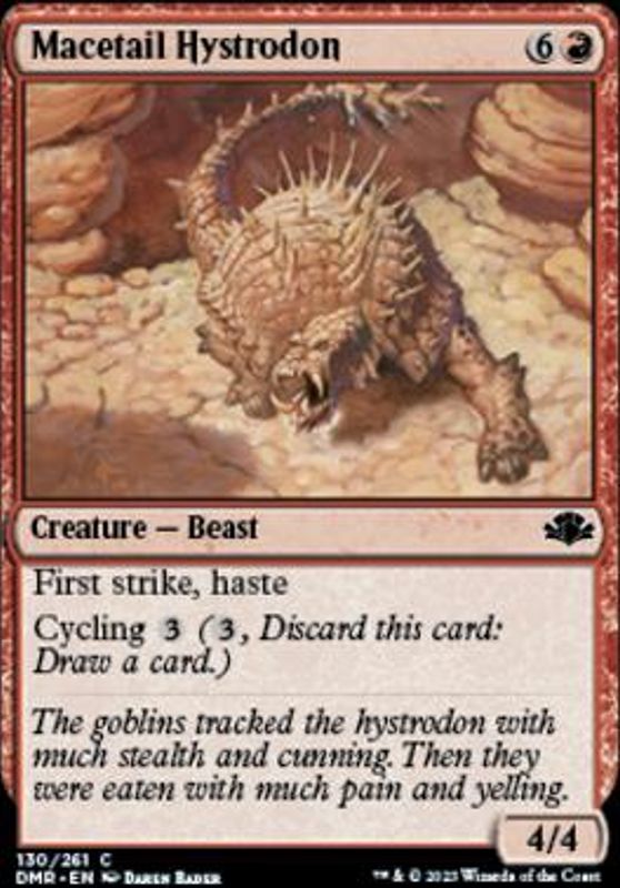 Macetail Hystrodon (foil)