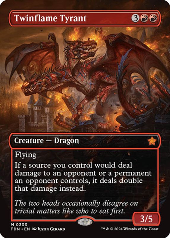 Twinflame Tyrant (Borderless)